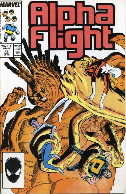 Alpha Flight, Vol. 1 Flesh of My Flesh! |  Issue#49A | Year:1987 | Series: Alpha Flight | Pub: Marvel Comics | Direct Edition