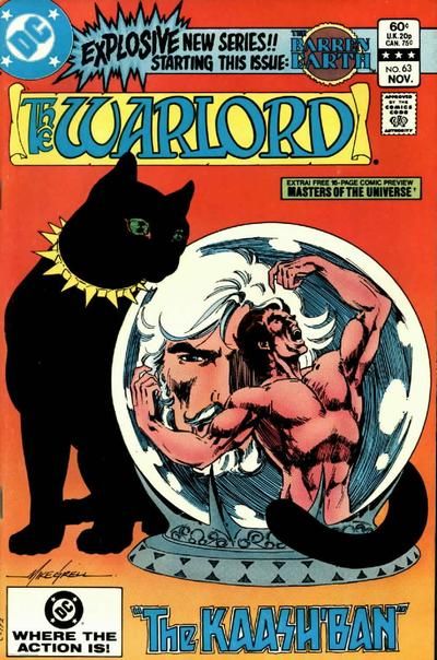 Warlord, Vol. 1 The Kaash'ban; Stranded! |  Issue#63A | Year:1982 | Series: Warlord | Pub: DC Comics | Direct Edition