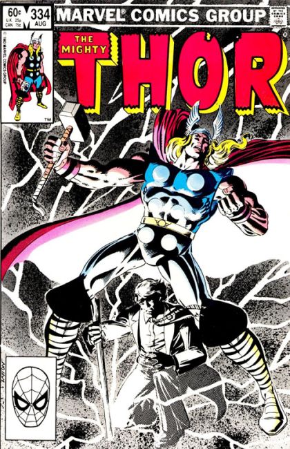 Thor, Vol. 1 Runequest |  Issue#334A | Year:1983 | Series: Thor | Pub: Marvel Comics | Direct Edition