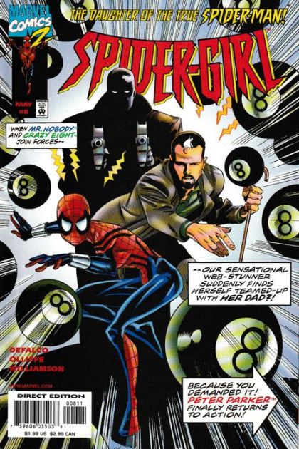 Spider-Girl, Vol. 1 Two Of A Kind |  Issue#8A | Year:1999 | Series:  | Pub: Marvel Comics | Direct Edition