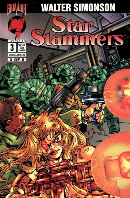 Star Slammers (Malibu) The Minoan Agendas, Chapter Three: The Invaders! |  Issue#3 | Year:1994 | Series: Star Slammers | Pub: Malibu Comics |