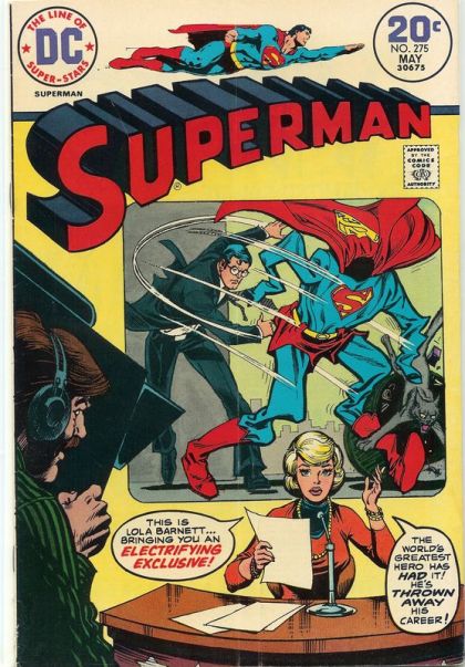 Superman, Vol. 1 The Dragonfly Invasion Of Metropolis |  Issue#275 | Year:1974 | Series: Superman | Pub: DC Comics |