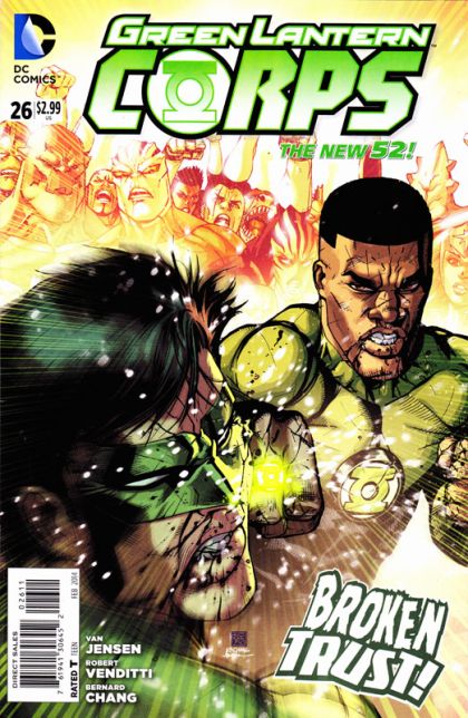 Green Lantern Corps, Vol. 2 Homecoming |  Issue#26A | Year:2013 | Series: Green Lantern | Pub: DC Comics | Bernard Chang Regular