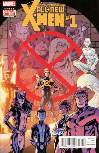 All-New X-Men, Vol. 2  |  Issue#1A | Year:2015 | Series: X-Men | Pub: Marvel Comics | Regular Mark Bagley Cover