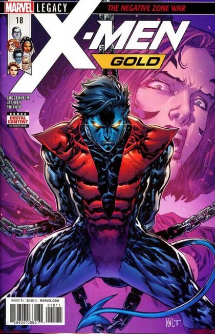 X-Men: Gold, Vol. 2 The Negative Zone War |  Issue#18 | Year:2017 | Series: X-Men | Pub: Marvel Comics | Ken Lashley Regular