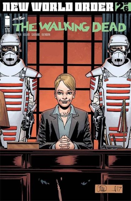 The Walking Dead New World Order, Part 2 of 6 |  Issue#176A | Year:2018 | Series: The Walking Dead | Pub: Image Comics | Regular Charlie Adlard & Dave Stewart Cover