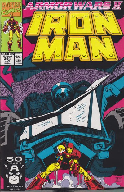 Iron Man, Vol. 1 Armor Wars II, Where Is Iron Man? |  Issue#264A | Year:1990 | Series: Iron Man | Pub: Marvel Comics |