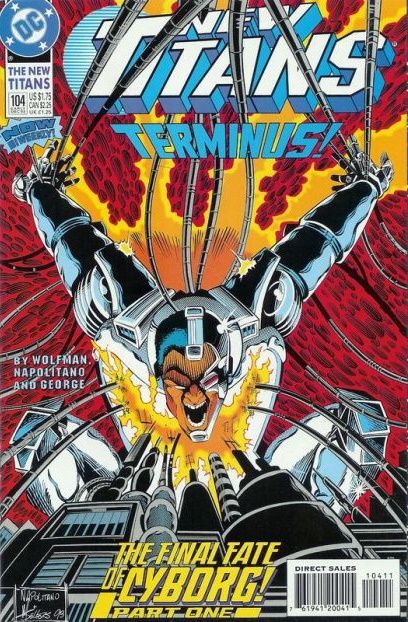 The New Titans Terminus: The Fate Of Cyborg, Subroutine |  Issue#104 | Year:1993 | Series: Teen Titans | Pub: DC Comics |