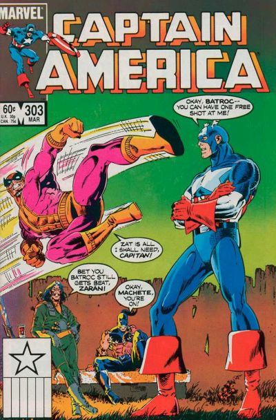 Captain America, Vol. 1 Double Dare! |  Issue#303A | Year:1984 | Series: Captain America | Pub: Marvel Comics |