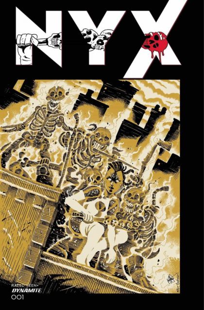 NYX (Dynamite)  |  Issue#1O | Year:2021 | Series:  | Pub: Dynamite Entertainment | Bonus TMNT Homage