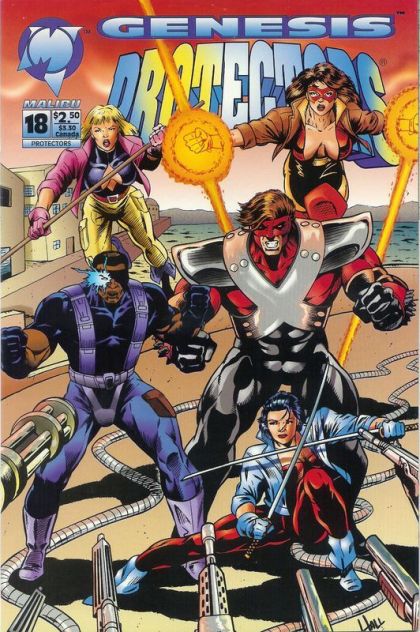 Protectors (Malibu) The Verdict |  Issue#18A | Year:1994 | Series: Protectors | Pub: Malibu Comics | Direct Edition