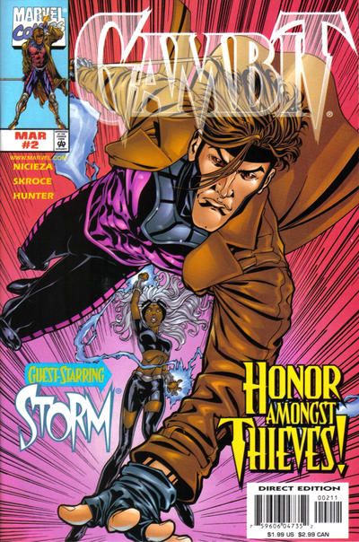 Gambit, Vol. 3 Stormbringers |  Issue#2A | Year:1999 | Series: Gambit | Pub: Marvel Comics | Direct Edition