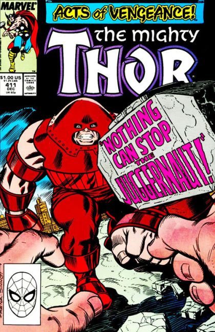 Thor, Vol. 1 Acts of Vengeance - The Gentleman's Name Is Juggernaut |  Issue#411A | Year:1989 | Series: Thor | Pub: Marvel Comics | Direct Edition