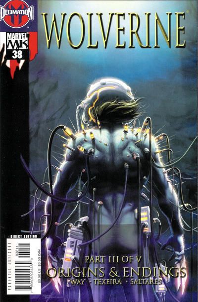Wolverine, Vol. 3 Decimation - Origins & Endings, Part III |  Issue#38A | Year:2006 | Series: Wolverine | Pub: Marvel Comics | 0