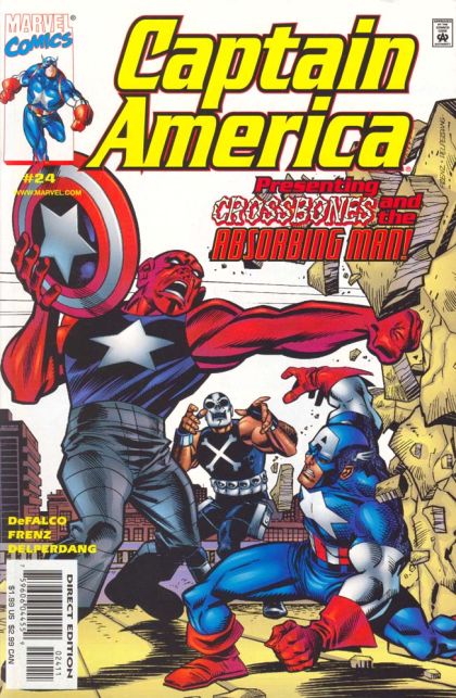 Captain America, Vol. 3 The Difference |  Issue#24A | Year:1999 | Series: Captain America | Pub: Marvel Comics | Direct Edition