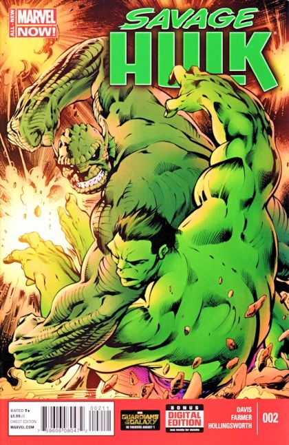 Savage Hulk The Man Within, Part Two |  Issue#2A | Year:2014 | Series: Hulk | Pub: Marvel Comics | Regular Alan Davis Cover