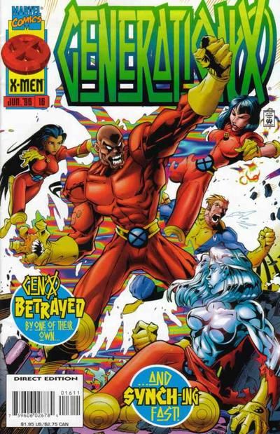 Generation X, Vol. 1 Out Of Sync! |  Issue#16A | Year:1996 | Series: Generation X | Pub: Marvel Comics | Direct Edition