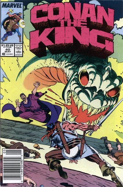 King Conan / Conan the King Of Sorcercy And Steel |  Issue#40B | Year:1987 | Series: Conan | Pub: Marvel Comics | Newsstand Edition