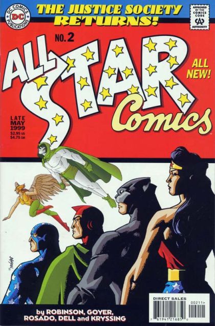 All-Star Comics, Vol. 2 The Justice Society Returns! - Part 9: Time's Arrow |  Issue#2A | Year:1999 | Series:  | Pub: DC Comics | Direct Edition