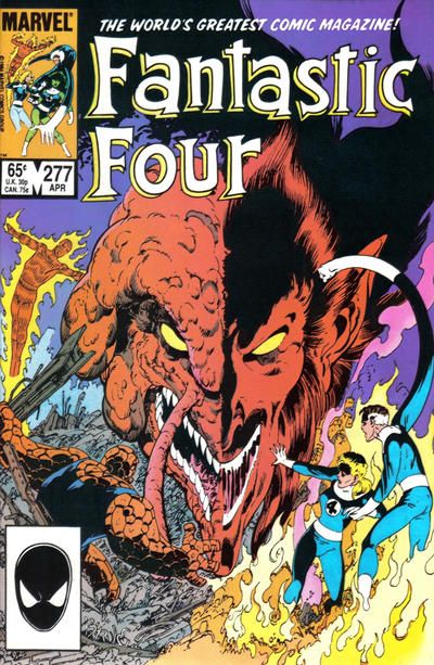 Fantastic Four, Vol. 1 Back From Beyond |  Issue#277A | Year:1985 | Series: Fantastic Four | Pub: Marvel Comics | Direct Edition