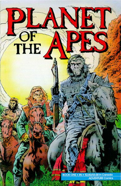 Planet of the Apes (Adventure) Welcome to Ape City |  Issue#6 | Year:1990 | Series: Planet of the Apes | Pub: Malibu Comics |