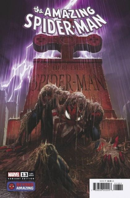 The Amazing Spider-Man, Vol. 6  |  Issue#13C | Year:2022 | Series: Spider-Man | Pub: Marvel Comics | Daryl Mandryk Beyond Amazing Variant