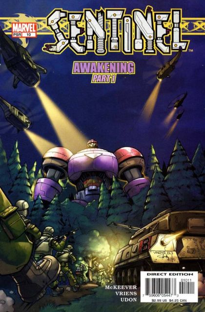 Sentinel, Vol. 1 Avakening, Part 1 |  Issue#10 | Year:2003 | Series: Sentinel | Pub: Marvel Comics |