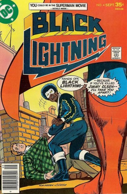 Black Lightning, Vol. 1 Beware The Cyclotronic Man |  Issue#4 | Year:1977 | Series:  | Pub: DC Comics |