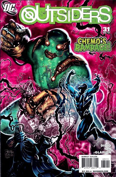 Outsiders, Vol. 4 Elements of Mass Destruction |  Issue#31A | Year:2010 | Series: Outsiders | Pub: DC Comics | Direct Edition