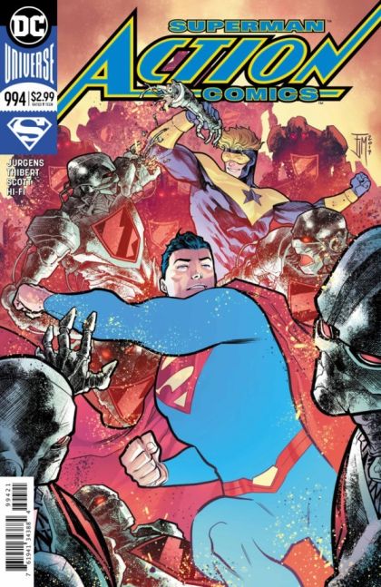 Action Comics, Vol. 3 Booster Shot, Part II |  Issue#994B | Year:2017 | Series: Superman | Pub: DC Comics | Francis Manapul Variant