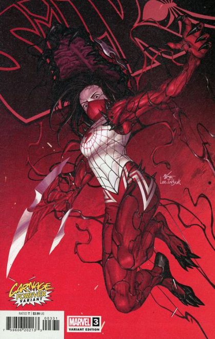 Silk, Vol. 4  |  Issue#3C | Year:2022 | Series:  | Pub: Marvel Comics | Inhyuk Lee Carnage Forever Cover