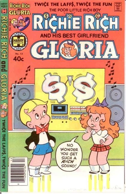 Richie Rich and Gloria  |  Issue#13 | Year:1980 | Series: Richie Rich | Pub: Harvey Comics |