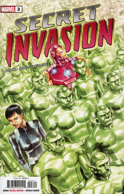 Secret Invasion, Vol. 2 Now I Know You're Human |  Issue#3A | Year:2023 | Series: Secret Invasion | Pub: Marvel Comics | Regular EJ Su Cover