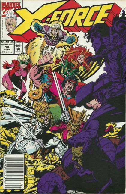X-Force, Vol. 1 Payback! |  Issue#14B | Year:1992 | Series: X-Force | Pub: Marvel Comics |