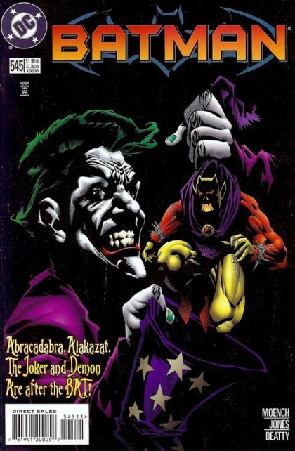 Batman, Vol. 1 Major Arcana, Part 2: Night Of The Dying Jokers |  Issue#545A | Year:1997 | Series: Batman | Pub: DC Comics | Direct Edition