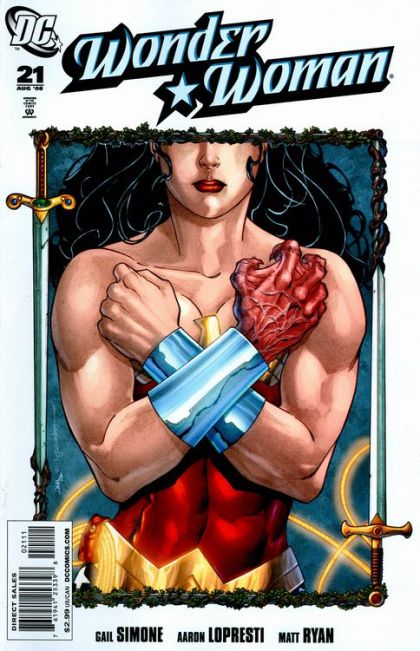 Wonder Woman, Vol. 3 Ends Of The Earth, Part Two: The Edge of Insanity |  Issue#21 | Year:2008 | Series: Wonder Woman | Pub: DC Comics | Aaron Lopresti Regular