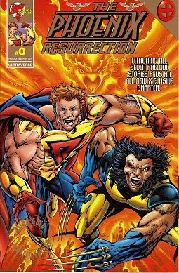 The Phoenix Resurrection Zero |  Issue#0B | Year:1996 | Series:  | Pub: Malibu Comics | Gold Foil Stamped Logo Edition