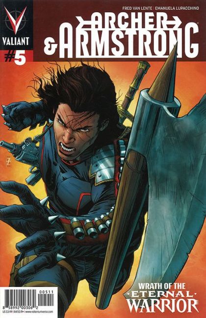 Archer & Armstrong, Vol. 2 Wrath of the Eternal Warrior, Part 1: Fist & Steel |  Issue#5A | Year:2012 | Series:  | Pub: Valiant Entertainment | Patrick Zircher Regular Cover