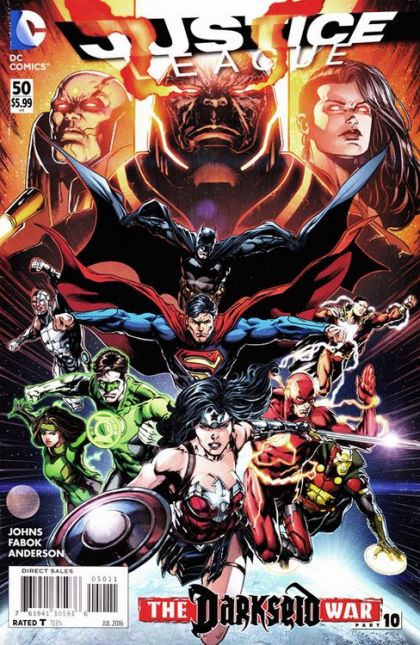 Justice League, Vol. 1 Darkseid War, Conclusion: Death and Rebirth |  Issue#50A | Year:2016 | Series: Justice League | Pub: DC Comics | Regular Jason Fabok Cover