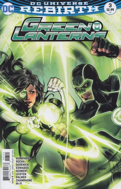 Green Lanterns Rage Planet, Part 3 |  Issue#3B | Year:2016 | Series: Green Lantern | Pub: DC Comics | Emanuela Lupacchino Variant