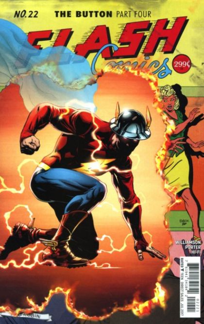 Flash, Vol. 5 The Button - The Button, Part Four |  Issue#22B | Year:2017 | Series: Flash | Pub: DC Comics | Variant Jason Fabok Non-Lenticular Cover