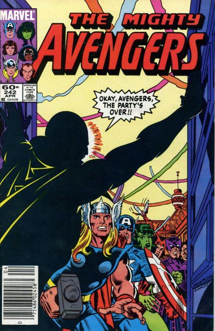The Avengers, Vol. 1 "Easy Come... Easy Go! |  Issue#242B | Year:1984 | Series: Avengers | Pub: Marvel Comics |