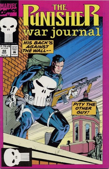 Punisher War Journal, Vol. 1 Walk Through Fire, Part 1: Backs To The Wall |  Issue#48A | Year:1992 | Series: Punisher | Pub: Marvel Comics | Direct Edition