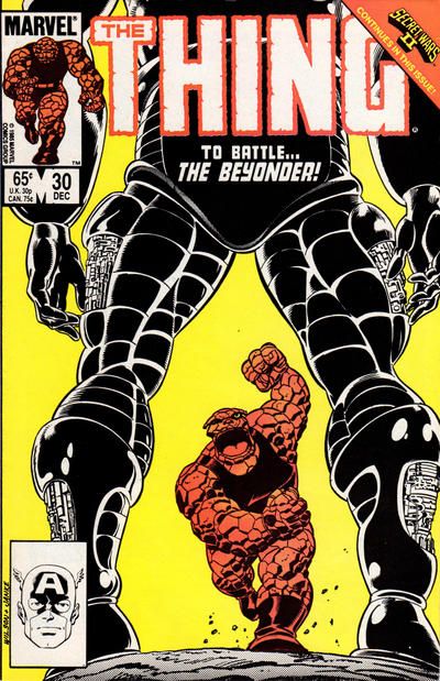 The Thing, Vol. 1 Secret Wars II - 20/42: Above And Beyond |  Issue#30A | Year:1985 | Series: Fantastic Four | Pub: Marvel Comics |