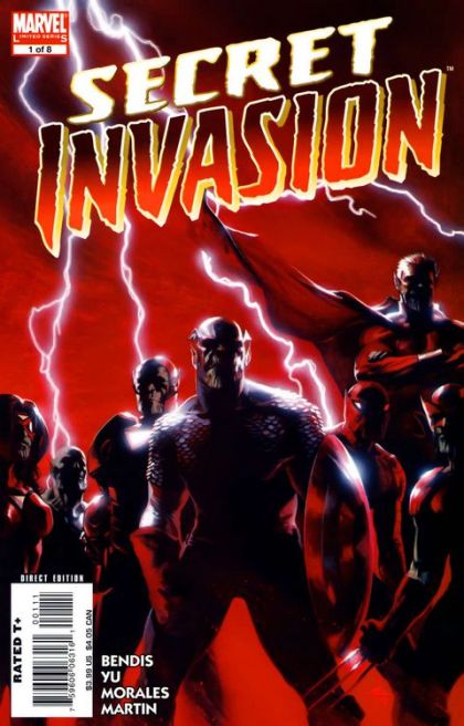 Secret Invasion, Vol. 1 Secret Invasion - Secret Invasion, Part 1 |  Issue#1A | Year:2008 | Series: Secret Invasion | Pub: Marvel Comics | Gabriele Dell'Otto Regular Cover