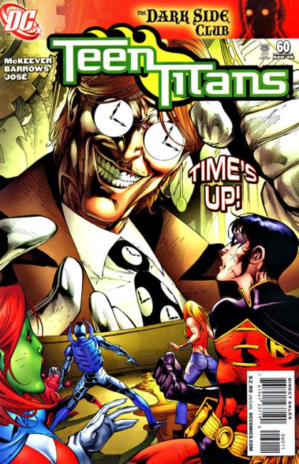 Teen Titans, Vol. 3 Terror Titans, Time To Kill |  Issue#60A | Year:2008 | Series: Teen Titans | Pub: DC Comics | Direct Edition