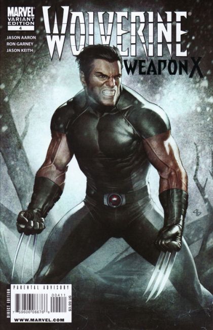 Wolverine: Weapon X The Adamantium Men, Part 4 |  Issue#4B | Year:2009 | Series: Wolverine | Pub: Marvel Comics | Adi Granov Variant