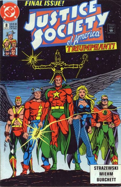 Justice Society of America, Vol. 1 Vengeance From the Stars!, Chapter 8: Battle of the Stars |  Issue#8A | Year:1991 | Series: JSA | Pub: DC Comics | Direct Edition