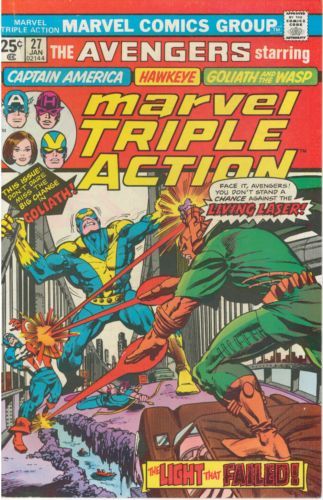 Marvel Triple Action, Vol. 1 The Light That Failed! |  Issue#27 | Year:1975 | Series:  | Pub: Marvel Comics |