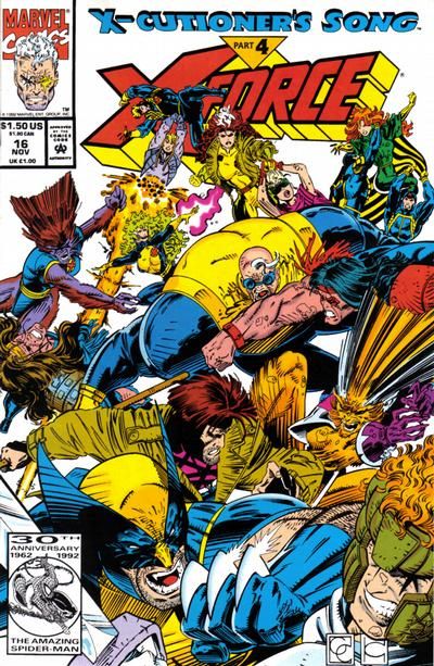 X-Force, Vol. 1 X-Cutioner's Song - Part 4: Jacklighting |  Issue#16A | Year:1992 | Series: X-Force | Pub: Marvel Comics |